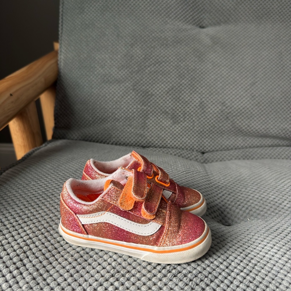 Vans Glittery Pink Toddler Shoes